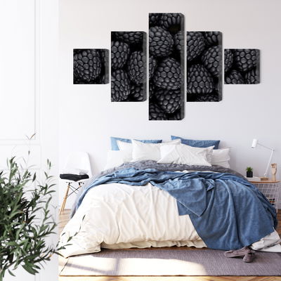 Ljuddämpande tavla - Blackberries on a macro scale