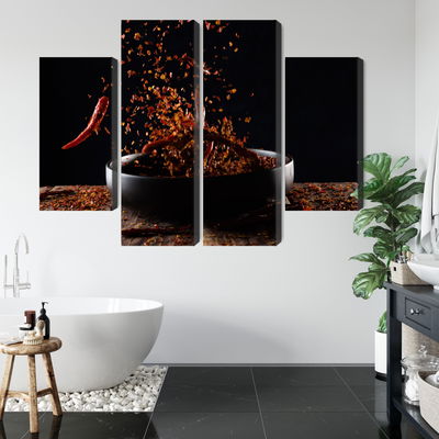Ljuddämpande tavla - Cayenne pepper in flight