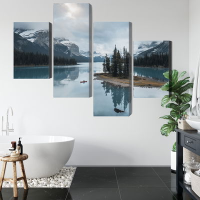 Ljuddämpande tavla - Ghost island in jasper