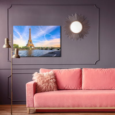 Ljuddämpande tavla - 3d view of the seine