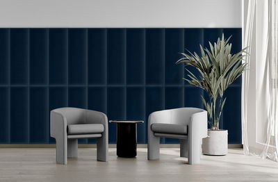 Rektangulær lydabsorber - fløjl