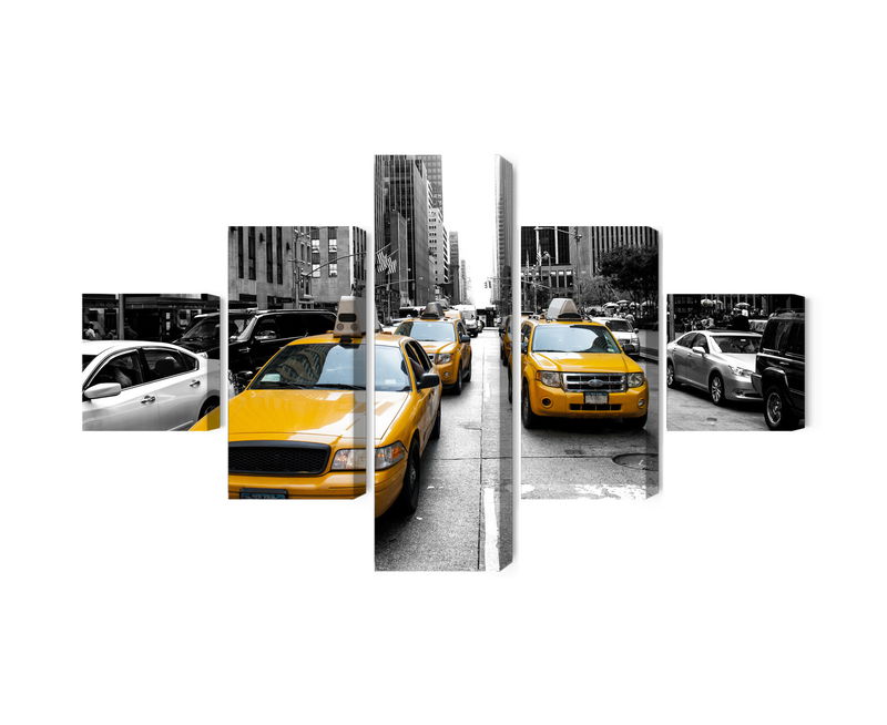 Ljuddämpande tavla - Taxis in New York