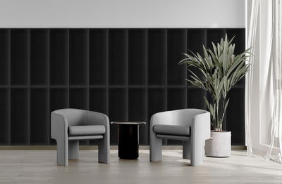 Rektangulær lydabsorber - fløjl