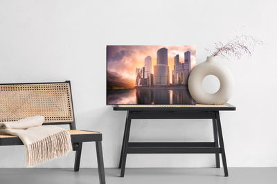 Ljuddämpande tavla - Beautiful modern buildings