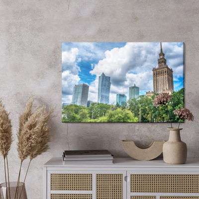 Ljuddämpande tavla - Skyscrapers in Warsaw