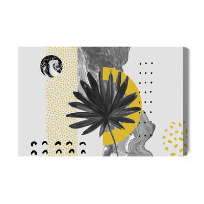 Ljuddämpande tavla - Artwork with leaves