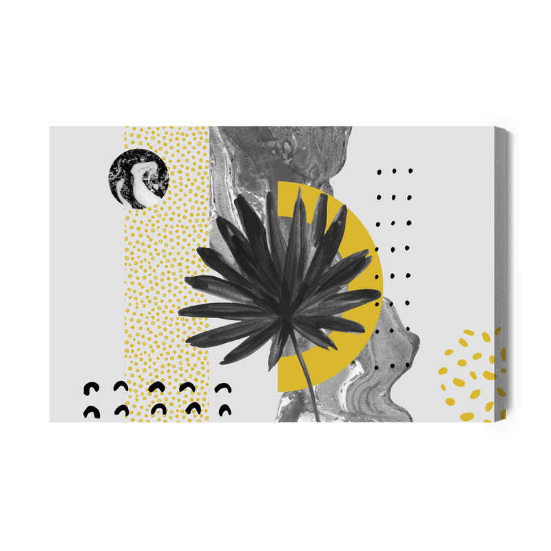 Ljuddämpande tavla - Artwork with leaves