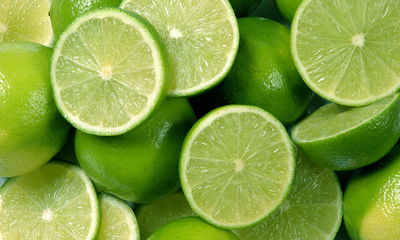 Ljuddämpande tavla - Lime halves