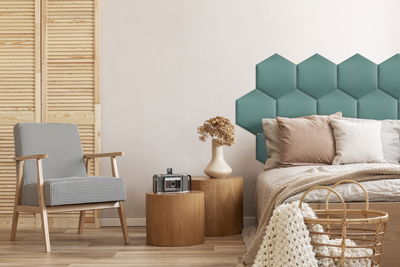 Sekskantet lydabsorber - velour