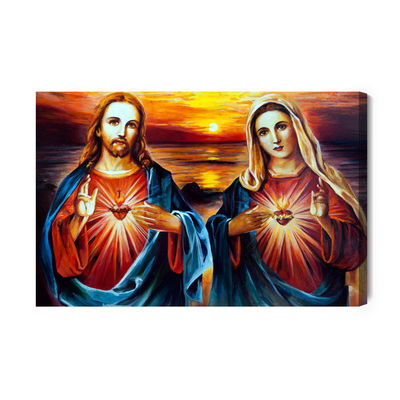 Ljuddämpande tavla - Mother of god with jesus