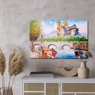 Ljuddämpande tavla - Seine river in Paris
