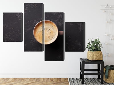 Ljuddämpande tavla - A cup of fresh coffee