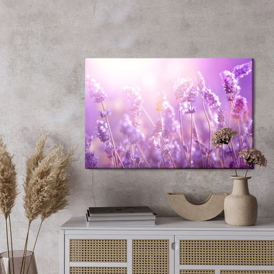 Ljuddämpande tavla - Lavender flowers in the sun