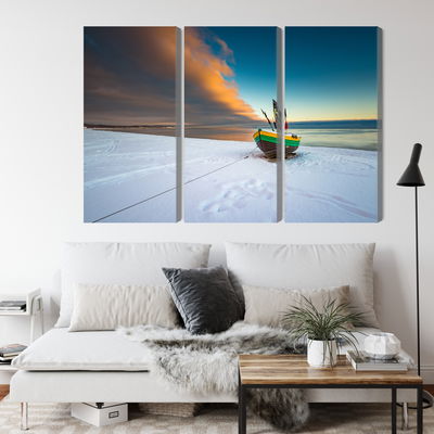 Ljuddämpande tavla - Fishing boat