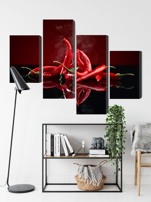 Ljuddämpande tavla - Red chili peppers