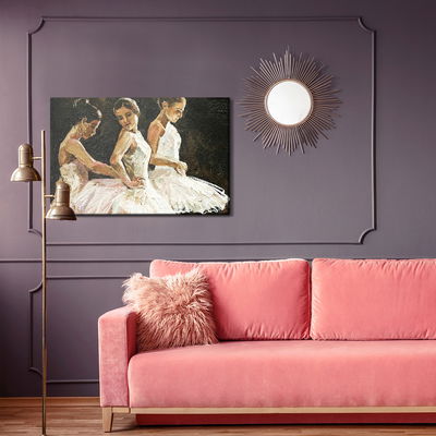Ljuddämpande tavla - Three ballerinas