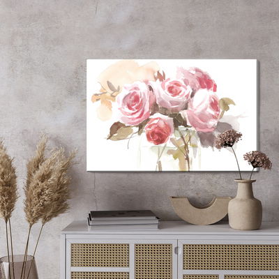 Ljuddämpande tavla - A bouquet of delicate roses
