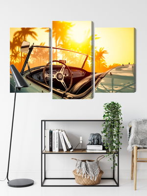 Ljuddämpande tavla - View from the car