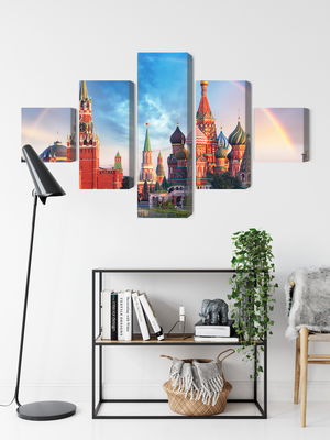 Ljuddämpande tavla - Panorama of the red square