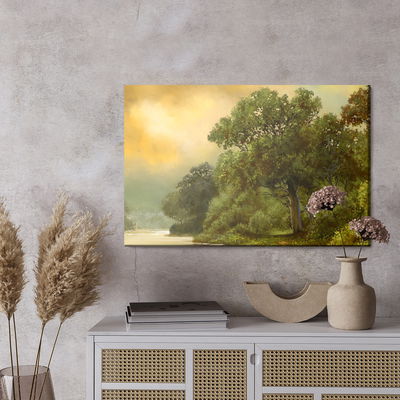 Ljuddämpande tavla - Cloudy day in the woods