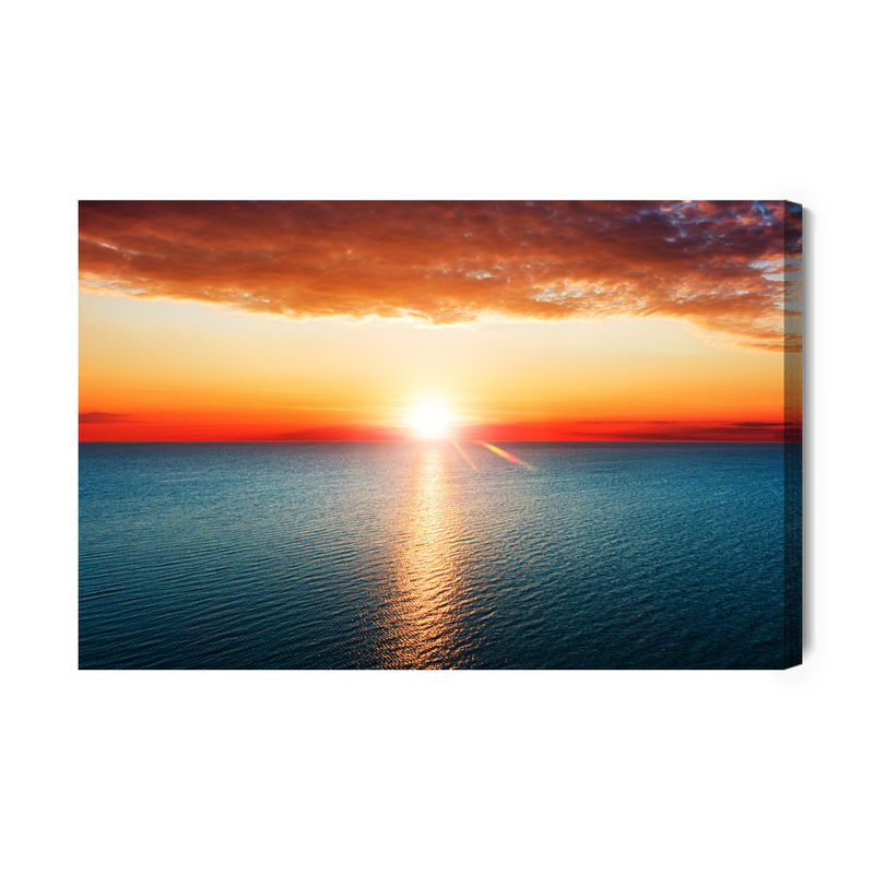 Ljuddämpande tavla - Bird's eye view of the sea