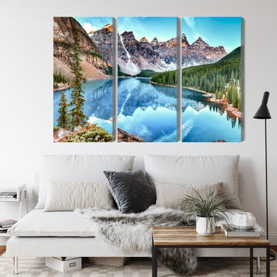 Ljuddämpande tavla - Moraine Lake in banff