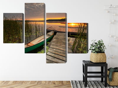 Ljuddämpande tavla - Summer sunrise