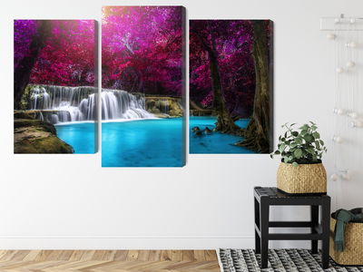 Ljuddämpande tavla - Kanchanaburi waterfall