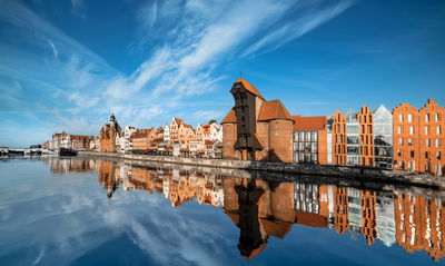 Ljuddämpande tavla - Panorama of gdansk