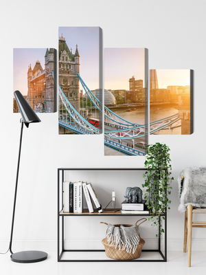 Ljuddämpande tavla - Tower bridge at sunrise