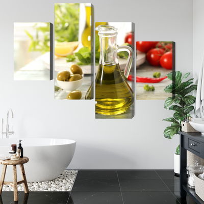Ljuddämpande tavla - Jug with fresh oil
