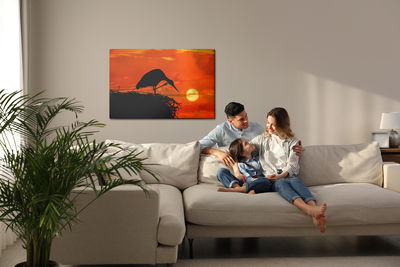 Ljuddämpande tavla - Bird in the nest