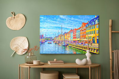 Ljuddämpande tavla - The nyhavn canal