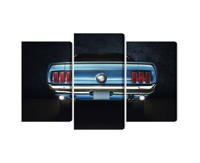 Ljuddämpande tavla - The back of an old ford