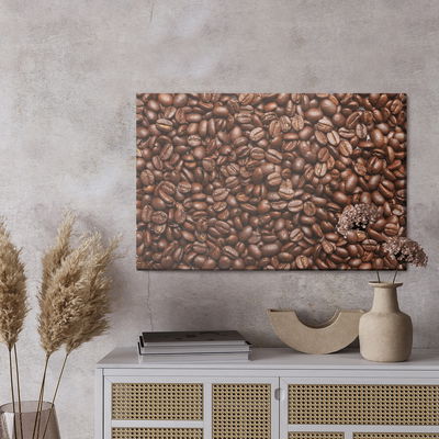 Ljuddämpande tavla - Freshly roasted coffee beans