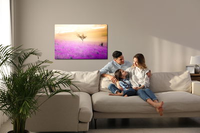 Ljuddämpande tavla - A tree in the center