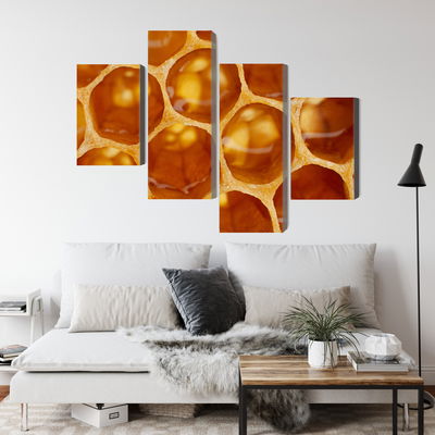 Ljuddämpande tavla - Honeycomb in macro scale