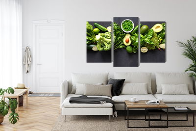 Ljuddämpande tavla - Green vegetables