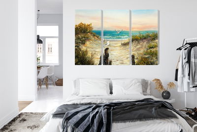 Ljuddämpande tavla - Painted sand dunes