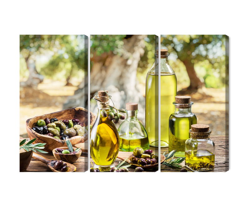 Ljuddämpande tavla - Oil bottles