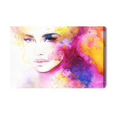 Ljuddämpande tavla - The face of a woman