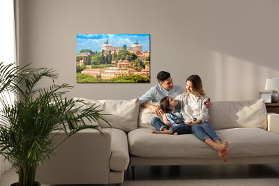 Ljuddämpande tavla - Venetian square in Rome