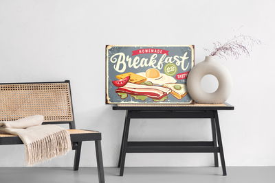 Ljuddämpande tavla - A nutritious breakfast