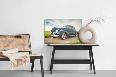 Ljuddämpande tavla - Navy vintage car