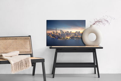 Ljuddämpande tavla - Evening panorama of New York