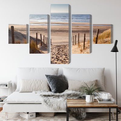 Ljuddämpande tavla - Sandy path to the north sea