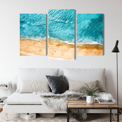 Ljuddämpande tavla - Aerial view of the ocean