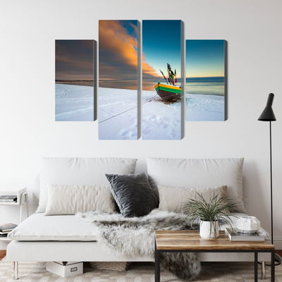 Ljuddämpande tavla - Fishing boat