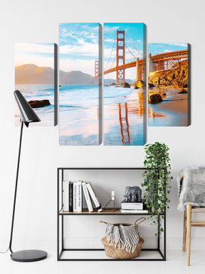 Ljuddämpande tavla - The Golden Gate bridge