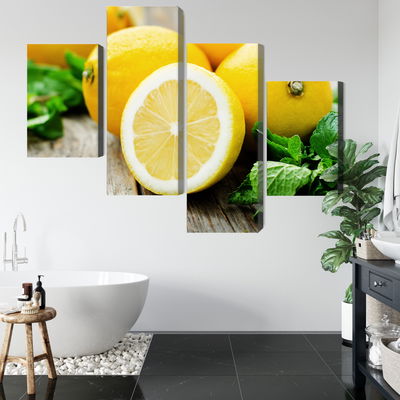 Ljuddämpande tavla - Lemon with mint